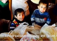 Donate a winter survival package for Gyumri and Tavush region families