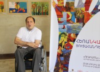 Armen Alaverdyan, Chairman of Unison NGO speaks about "Perspective" exhibition